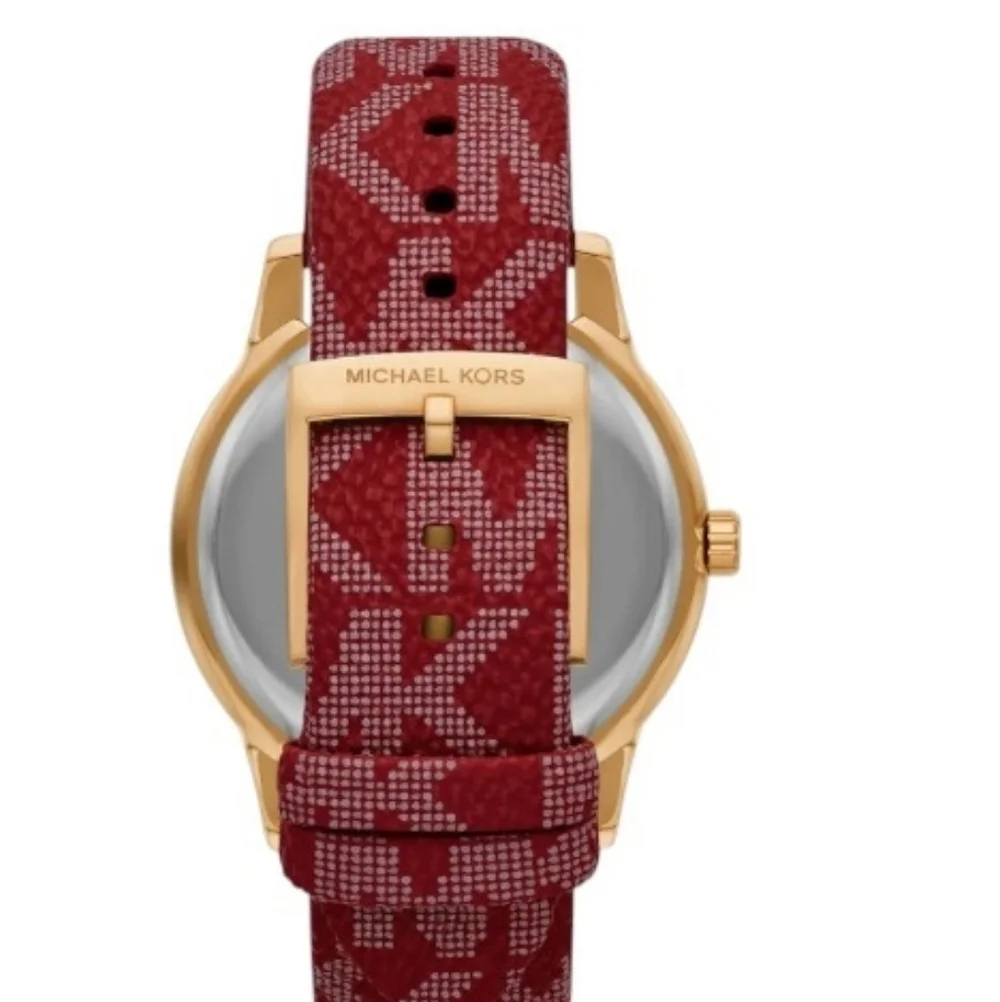 New Michael Kors Xbody Bag, Cardholder & Tibby MK Red signature Matching Watch